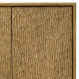 Stevenson Wood 4 Door Cabinet Natural - Light Brown by Uttermost - View 8