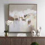 Daybreak Framed Abstract Art Black / Blue / Brown / Orange / White / Woodtone / Yellow - Light Brown / Beige by Uttermost - View 2