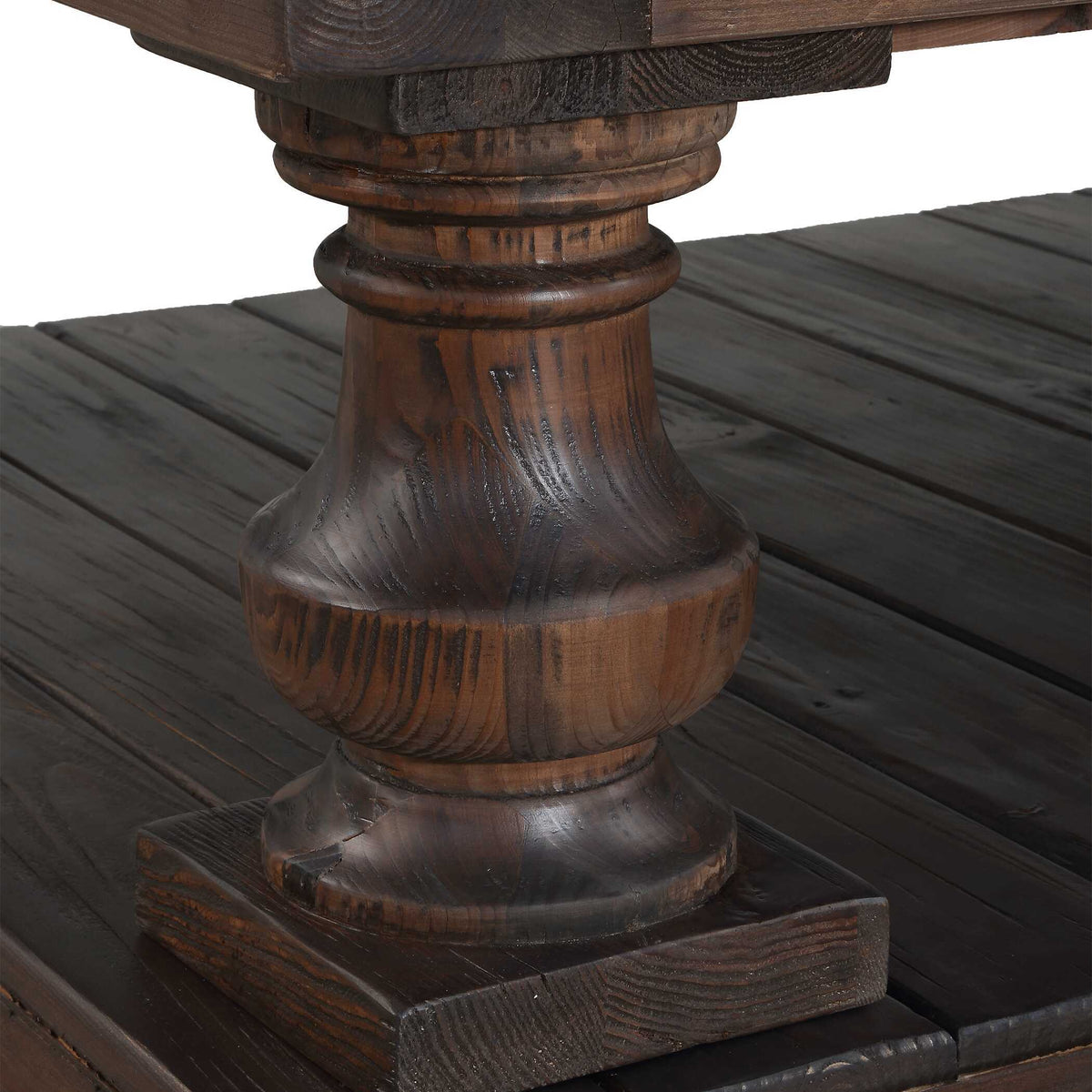 Stratford Coffee Table Walnut - Dark Brown by Uttermost - View 7