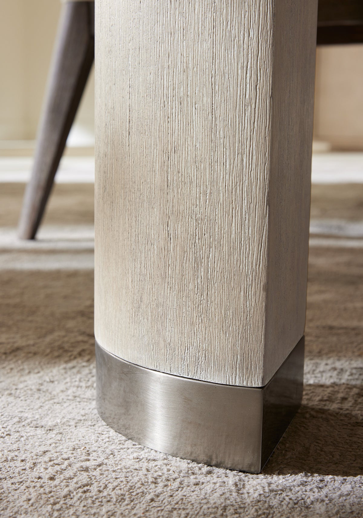 Modern Mood Leg Dining Table With 1-24" Leaf - Beige by Hooker Furniture - View 2