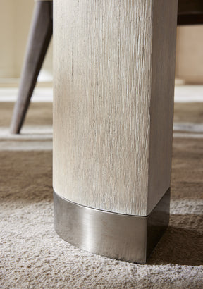 Modern Mood Leg Dining Table With 1-24" Leaf - Beige by Hooker Furniture - View 2
