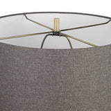 Citadel Marble Table Lamp - Dark Gray / White by Uttermost - View 7