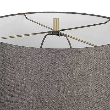 Citadel Marble Table Lamp - Dark Gray / White by Uttermost - View 7