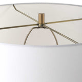 Knox Travertine Floor Lamp - Gold by Uttermost - View 6