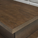 Athens Rectangular Coffee Table With Casters - Chocolate Brown | Flexsteel