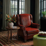 Archives Round End Table - Dark Brown by Hooker Furniture - View 5