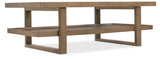 Sonnet Rectangular Coffee Table - Dark Gray / Dark Brown by Hooker Furniture - View 1