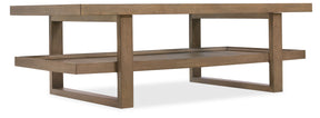Sonnet Rectangular Coffee Table - Dark Gray / Dark Brown by Hooker Furniture - View 1