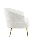Acme - Trezona Accent Chair AC00125 White Teddy Sherpa