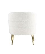 Acme - Trezona Accent Chair AC00125 White Teddy Sherpa