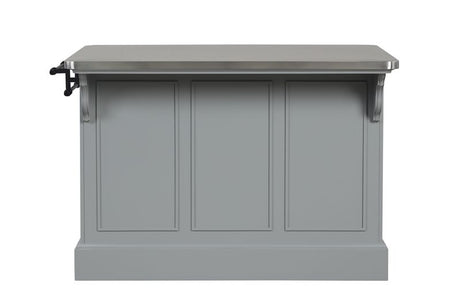 Acme - Urrur Kitchen Island AC00187 Gray Finish