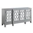 Acme - Magdi Console Cabinet AC00196 Antique Gray Finish