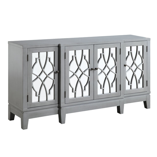 Acme - Magdi Console Cabinet AC00196 Antique Gray Finish