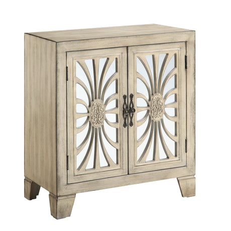 Acme - Nalani Console Cabinet AC00197 Antique White Finish