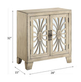 Acme - Nalani Console Cabinet AC00197 Antique White Finish