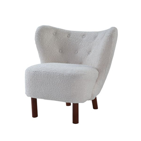 Acme - Zusud Accent Chair AC00228 White Teddy Sherpa