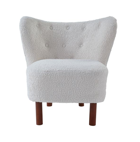 Acme - Zusud Accent Chair AC00228 White Teddy Sherpa