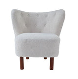 Acme - Zusud Accent Chair AC00228 White Teddy Sherpa
