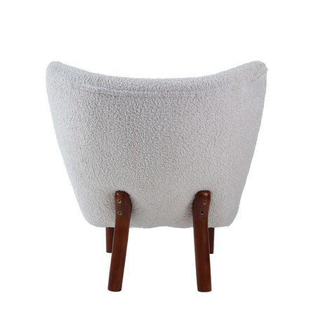 Acme - Zusud Accent Chair AC00228 White Teddy Sherpa