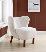 Acme - Zusud Accent Chair AC00228 White Teddy Sherpa