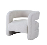 Acme - Yitua Accent Chair AC00233 White Teddy Sherpa