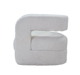 Acme - Yitua Accent Chair AC00233 White Teddy Sherpa