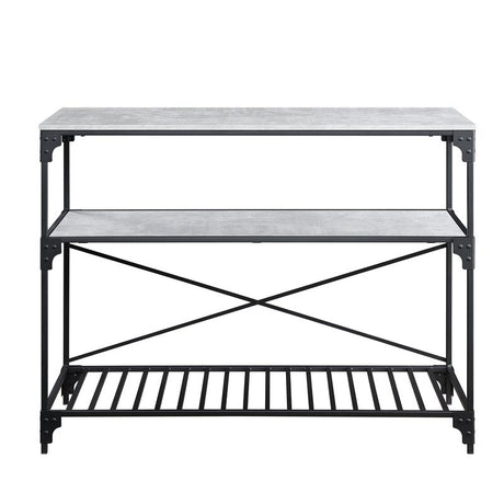 Acme - Jakob Kitchen Island AC00272 Black & Concrete Finish