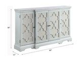 Adelle Console Cabinet AC00279 Light Teal Finish | Acme - AC00279 - Home Elegance USA - 5