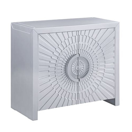 Acme - Cicero Console Cabinet AC00282 Platinum Finish