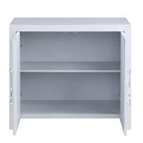 Acme - Cicero Console Cabinet AC00282 Platinum Finish