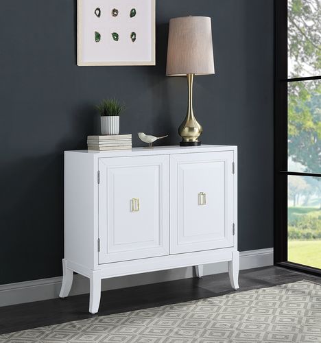 Acme - Clem Console Cabinet AC00284 White Finish