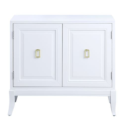 Acme - Clem Console Cabinet AC00284 White Finish