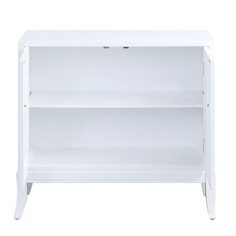 Acme - Clem Console Cabinet AC00284 White Finish