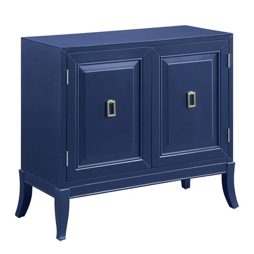 Acme - Clem Console Cabinet AC00285 Blue Finish