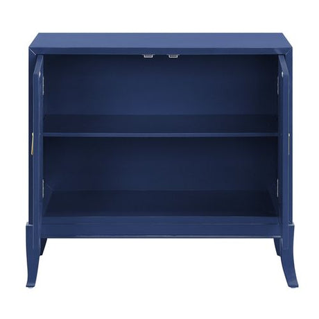 Acme - Clem Console Cabinet AC00285 Blue Finish