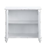 Daray Console Cabinet AC00286 Antique White Finish | Acme - AC00286 - Home Elegance USA - 4