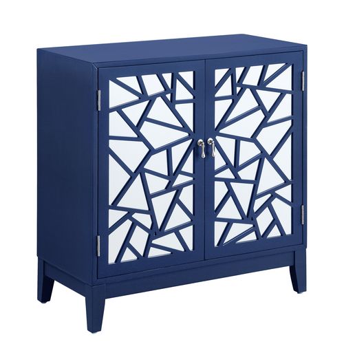 Acme - Einstein Console Cabinet AC00288 Blue Finish