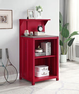 Cargo Reception Desk AC00377 Red Finish | Acme - AC00377 - Home Elegance USA - 1