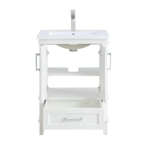 Blair Sink Cabinet AC00381 White Finish | Acme - AC00381 - Home Elegance USA - 5