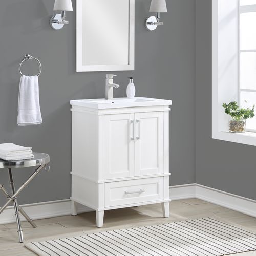 Blair Sink Cabinet AC00381 White Finish | Acme - AC00381 - Home Elegance USA - 1