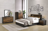 Acme - Eos Dresser AC00546 Walnut & Black Finish