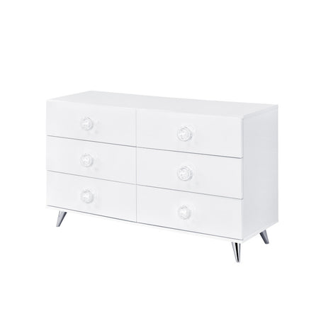 Acme - Perse Dresser AC00549 White Finish