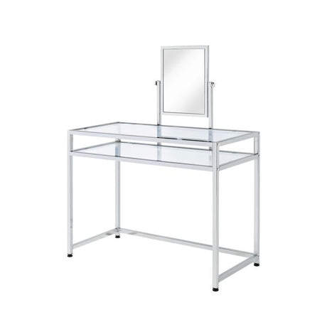 Acme - Coleen Vanity Set AC00666 Chrome Finish