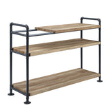 Acme - Brantley Bookshelf AC00756 Oak & Sandy Black Finish