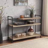 Brantley Bookshelf AC00756 Oak & Sandy Black Finish | Acme - AC00756 - Home Elegance USA - 1