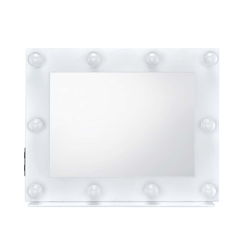 Avery Accent Mirror AC00759 White Finish | Acme - AC00759 - Home Elegance USA - 2