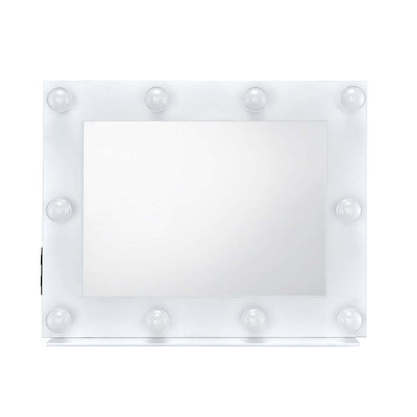 Acme - Avery Accent Mirror AC00759 White Finish