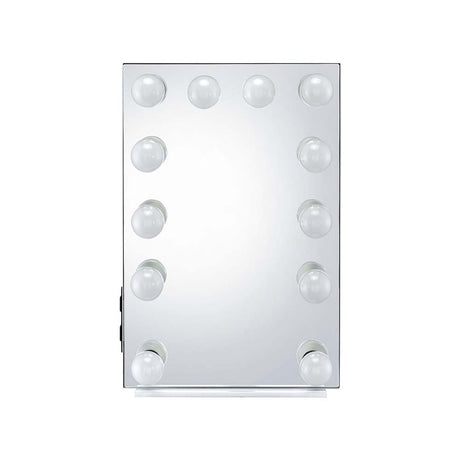 Acme - Asa Accent Mirror AC00760 White Finish