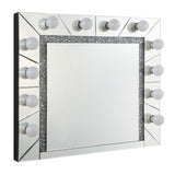 Acme - Noralie Accent Mirror AC00762 Mirrored & Faux Diamonds