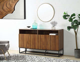 Acme - Walden Console Cabinet AC00795 Walnut Finish